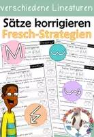 Vorschau - Arbeitsblätter - Fresch - Strategie - Sätze korrigieren - Deckblatt