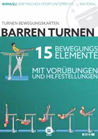 Vorschau - Stationenlernen - Turnen – Barren / Bewegungskarten Geräteturnen Sportunterricht - Deckblatt