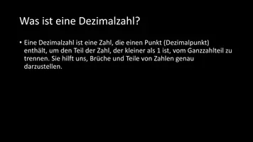 Vorschau - Arbeitsblätter - AB mit Fragen zum Thema "Dezimalzahl" + Lösungsblatt - Seite 2