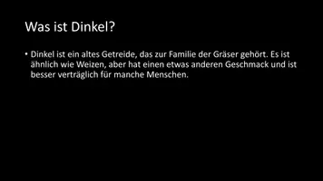 Vorschau - Arbeitsblätter - AB mit Fragen zum Thema "Dinkel" + Lösungsblatt - Seite 2