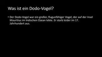 Vorschau - Arbeitsblätter - AB mit Fragen zum Thema "Dodo-Vogel" + Lösungsblatt + Infografik - Seite 3