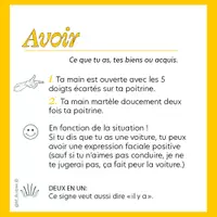 Aperçu - Préparation de séance / Séance complète - Séquence 5 - LSF Les Verbes : "Avoir" - Page 2