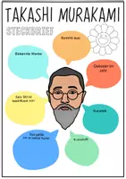 Vorschau - Arbeitsblätter - Takashi Murakami - Steckbrief & Weitermalbilder für den Kunstunterricht - Japanische Pop Art - Seite 2