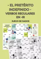 Vorschau - Stationenlernen - El Pretérito Indefinido - Verbos REGULARES en -IR- Juego de dados - Deckblatt