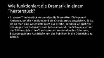 Vorschau - Arbeitsblätter - AB mit Fragen zum Thema "Dramatik" + Lösungsblatt - Seite 3
