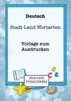 Vorschau - Arbeitsblätter - Stadt - Land - Bericht - Deckblatt