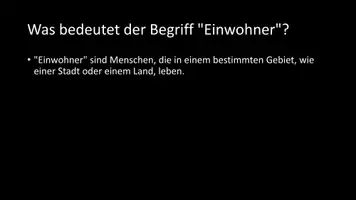 Vorschau - Arbeitsblätter - AB mit Fragen zum Thema "Einwohner" + Lösungsblatt - Seite 2