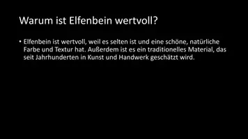 Vorschau - Arbeitsblätter - AB mit Fragen zum Thema "Elfenbein" + Lösungsblatt - Seite 3