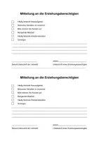 Vorschau - Anderer Materialtyp - Mitteilung an Eltern bei störendem Verhalten etc. - Seite 2