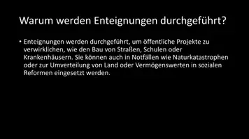Vorschau - Arbeitsblätter - AB mit Fragen zum Thema "Enteignung" + Lösungsblatt - Seite 3