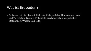 Vorschau - Arbeitsblätter - AB mit Fragen zum Thema "Erdboden" + Lösungsblatt - Seite 2