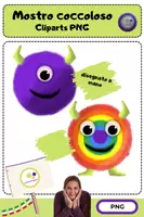 anteprima - Clipart / Immagini originali - Cliparts mostro coccolone | mostro | disegnato a mano | incluso uso commerciale - Pagina di copertina