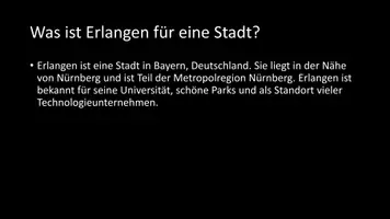 Vorschau - Arbeitsblätter - AB mit Fragen zum Thema "Erlangen" + Lösungsblatt - Seite 2
