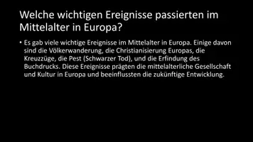 Vorschau - Arbeitsblätter - AB mit Fragen zum Thema "Europa im Mittelalter" + Lösungsblatt - Seite 2