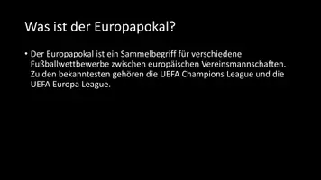 Vorschau - Arbeitsblätter - AB mit Fragen zum Thema "Europapokal" + Lösungsblatt - Seite 2