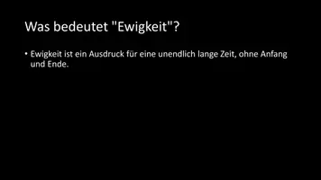 Vorschau - Arbeitsblätter - AB mit Fragen zum Thema "Ewigkeit" + Lösungsblatt - Seite 2