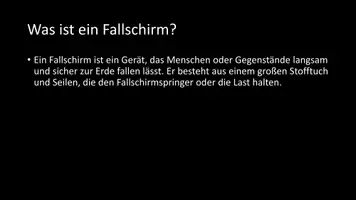 Vorschau - Arbeitsblätter - AB mit Fragen zum Thema "Fallschirme" + Lösungsblatt + Infografik - Seite 3