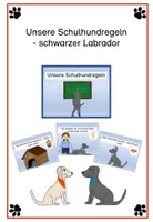 Vorschau - Merkblätter - Schulhundregeln: schwarzer Labrador - Deckblatt