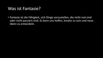 Vorschau - Arbeitsblätter - AB mit Fragen zum Thema "Fantasie" + Lösungsblatt - Seite 2