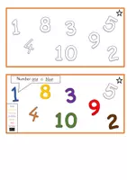 Vorschau - Arbeitsblätter - Partnerarbeit "colour dictation" - Seite 1