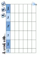 Vorschau - Arbeitsblätter - PRACTICING VOCABULARY - Categories (Spiel) / Stadt, Land, Fluss - Seite 1