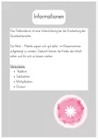 Vorschau - Poster - Grundrechenarten Addition, Subtraktion, Multiplikation und Division Tafelmaterial und Merk-Plakate - Seite 1