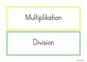 Vorschau - Poster - Grundrechenarten Addition, Subtraktion, Multiplikation und Division Tafelmaterial und Merk-Plakate - Seite 3