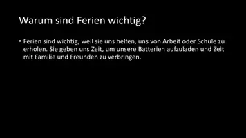 Vorschau - Arbeitsblätter - AB mit Fragen zum Thema "Ferien" + Lösungsblatt - Seite 3