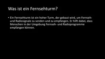 Vorschau - Arbeitsblätter - AB mit Fragen zum Thema "Fernsehturm" + Lösungsblatt + Infografik - Seite 3