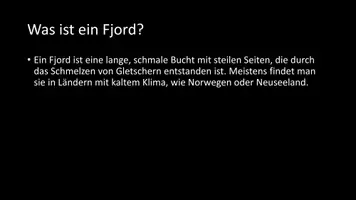 Vorschau - Arbeitsblätter - AB mit Fragen zum Thema "Fjord" + Lösungsblatt + Infografik - Seite 3