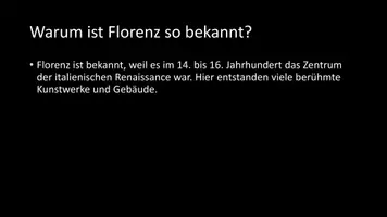 Vorschau - Arbeitsblätter - AB mit Fragen zum Thema "Florenz" + Lösungsblatt - Seite 3