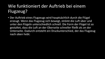 Vorschau - Arbeitsblätter - AB mit Fragen zum Thema "Flugtechnik" + Lösungsblatt - Seite 2