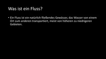 Vorschau - Arbeitsblätter - AB mit Fragen zum Thema "Fluss" + Lösungsblatt + Infografik - Seite 3