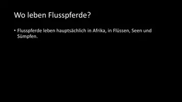 Vorschau - Arbeitsblätter - AB mit Fragen zum Thema "Flusspferde" + Lösungsblatt - Seite 2
