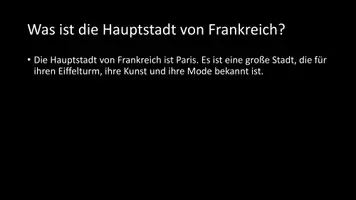 Vorschau - Arbeitsblätter - AB mit Fragen zum Thema "Frankreich" + Lösungsblatt + Infografik - Seite 3
