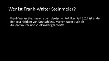 Vorschau - Arbeitsblätter - AB mit Fragen zum Thema "Frank-Walter Steinmeier" + Lösungsblatt + Infografik - Seite 3