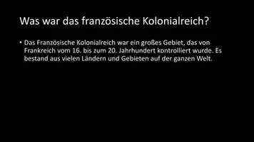 Vorschau - Arbeitsblätter - AB mit Fragen zum Thema "Französisches Kolonialreich" + Lösungsblatt - Seite 2