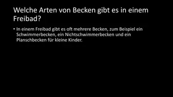 Vorschau - Arbeitsblätter - AB mit Fragen zum Thema "Freibad" + Lösungsblatt - Seite 3