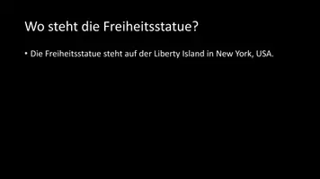 Vorschau - Arbeitsblätter - AB mit Fragen zum Thema "Freiheitsstatue" + Lösungsblatt + Infografik - Seite 3