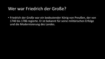 Vorschau - Arbeitsblätter - AB mit Fragen zum Thema "Friedrich der Große" + Lösungsblatt + Infografik - Seite 3