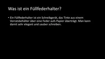 Vorschau - Arbeitsblätter - AB mit Fragen zum Thema "Füllfederhalter" + Lösungsblatt - Seite 2