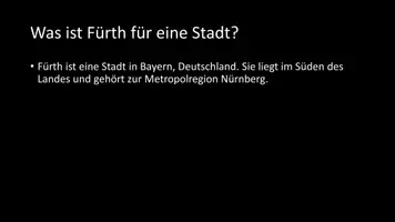 Vorschau - Arbeitsblätter - AB mit Fragen zum Thema "Fürth" + Lösungsblatt - Seite 2