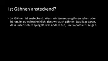 Vorschau - Arbeitsblätter - AB mit Fragen zum Thema "Gähnen" + Lösungsblatt - Seite 3