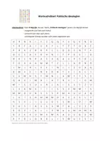 Vorschau - Interaktives Material - Wortsuchrätsel: Politische Ideologien (mit Lösung) - Seite 1