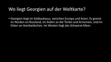 Vorschau - Arbeitsblätter - AB mit Fragen zum Thema "Georgien" + Lösungsblatt - Seite 2