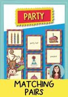Vorschau - Spiele - At a Party Matching Pairs Game (Englisch) - Deckblatt