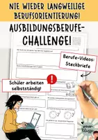 Vorschau - Arbeitsblätter - Coole Berufe-CHALLENGE! Für Berufsorientierung in der Sek 1 - Deckblatt