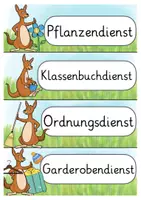 Vorschau - Poster - Känguruklasse Klassendienste Klassentier Känguru - Seite 3