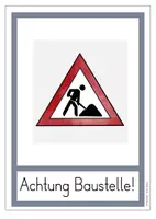 Vorschau - Stundenentwürfe - Tafelmaterial Verkehrsschilder inkl. Arbeitsblatt - Seite 3