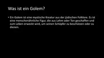 Vorschau - Arbeitsblätter - AB mit Fragen zum Thema "Golem" + Lösungsblatt - Seite 2